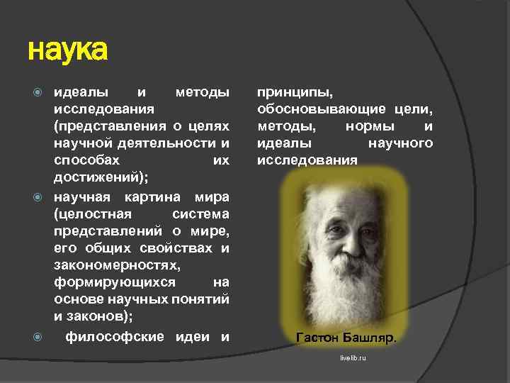 Основания науки идеалы и нормы научного исследования философские принципы научная картина мира