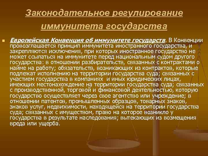 Доктрина функционального иммунитета государства