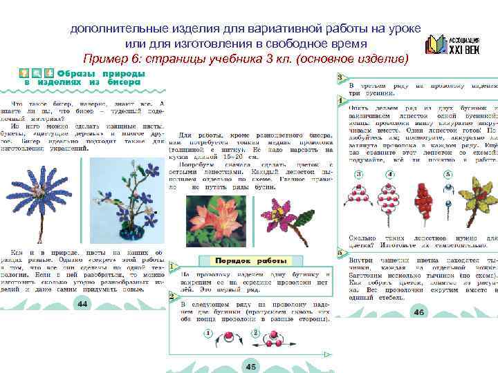 К примеру 6: дополнительные изделия для вариативной работы  на уроке или для изготовления
