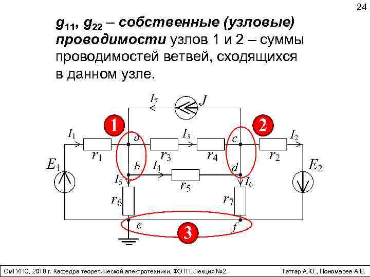 Сколько узловых и контурных уравнений надо составить для определения неизвестных токов в этой схеме