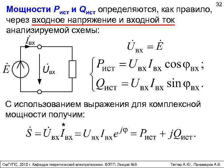 Диапазона входного тока в