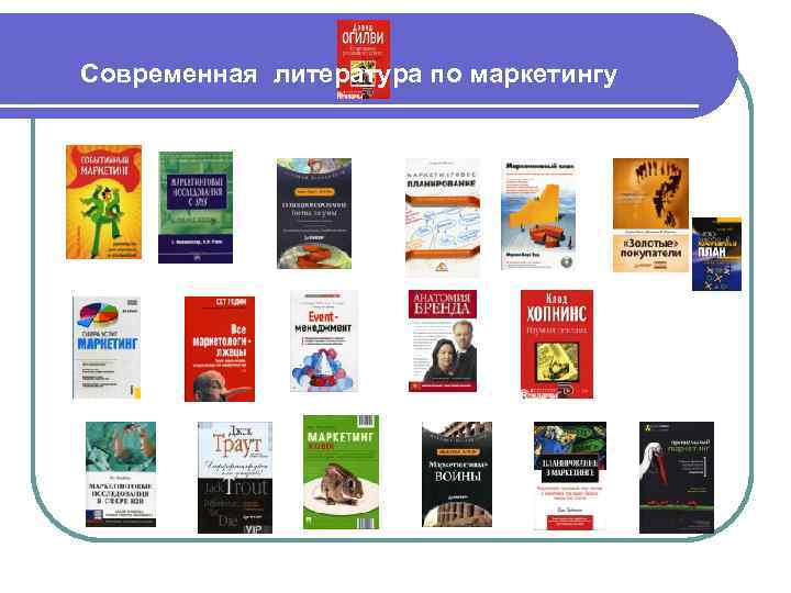 Современная литература по маркетингу 