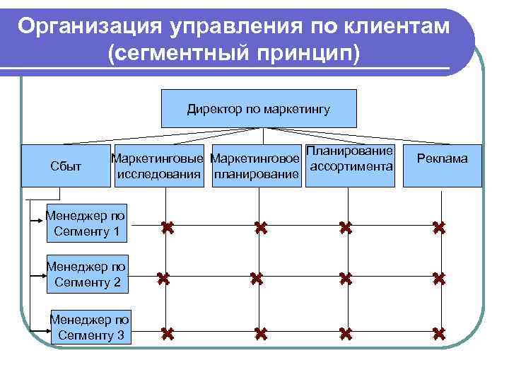 Принципы маркетинговой организации