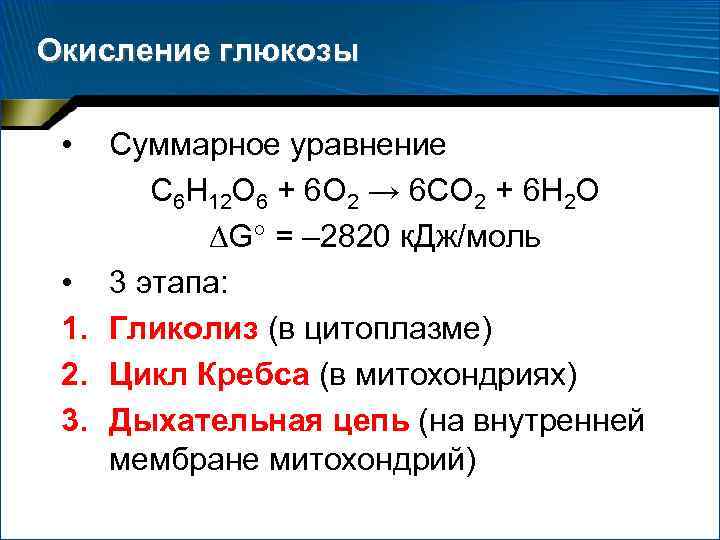 Окисление Глюкозы реакция. Полное окисление Глюкозы до со2 и н2о. Формула полного окисления Глюкозы. Продукты неполного окисления Глюкозы.