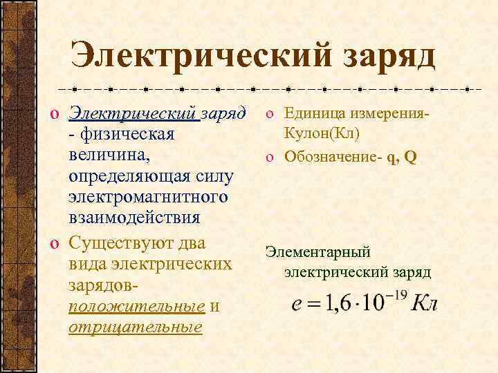 Единица электрического заряда