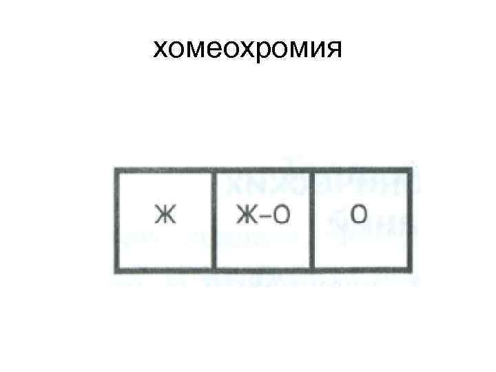 хомеохромия 