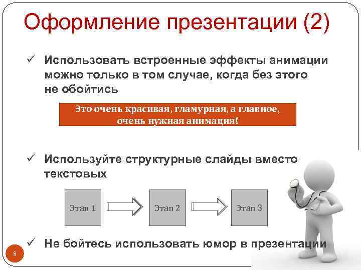 Порядок оформления презентаций