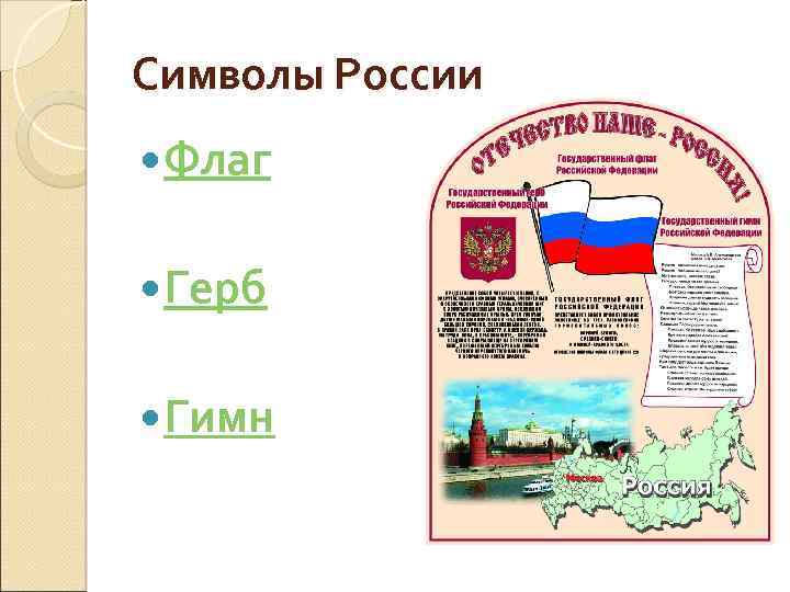 Символы России Флаг Герб Гимн 