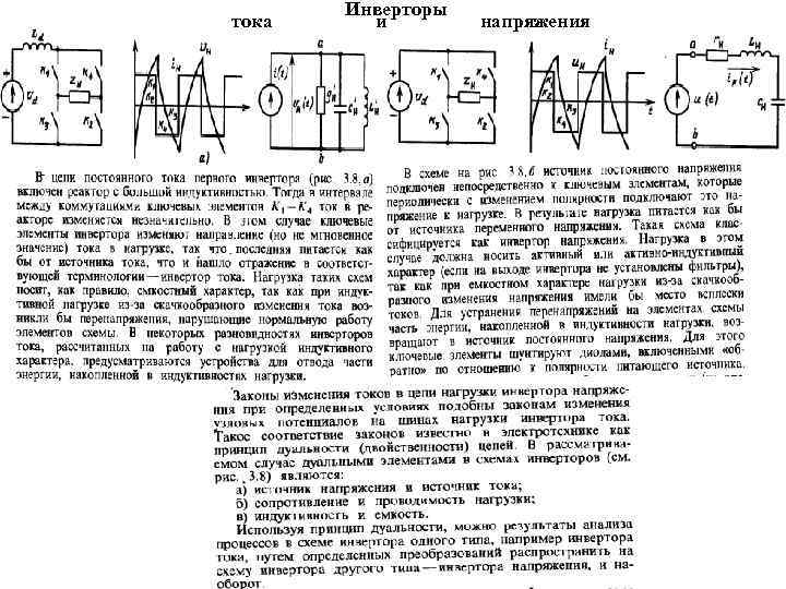 тока Инверторы и напряжения 