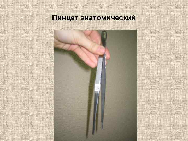 Пинцет анатомический 