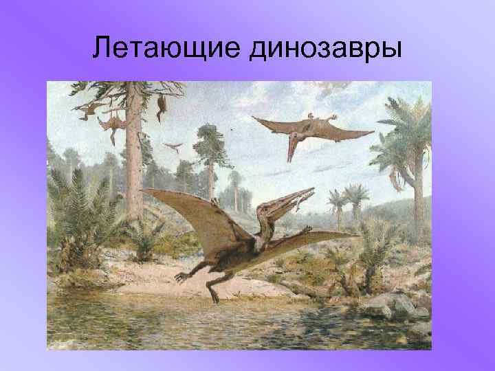 Летающие динозавры 