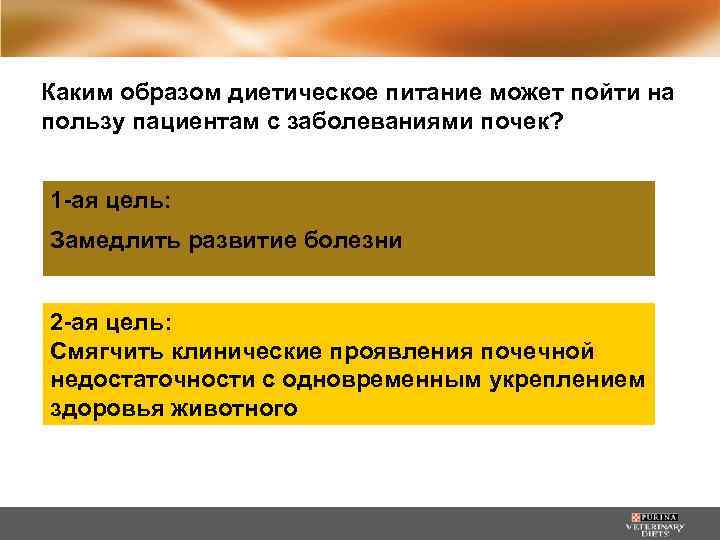 Каким образом диетическое питание может пойти на пользу пациентам с заболеваниями почек? 1 -ая