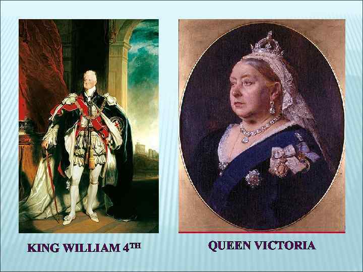 KING WILLIAM 4 TH QUEEN VICTORIA 