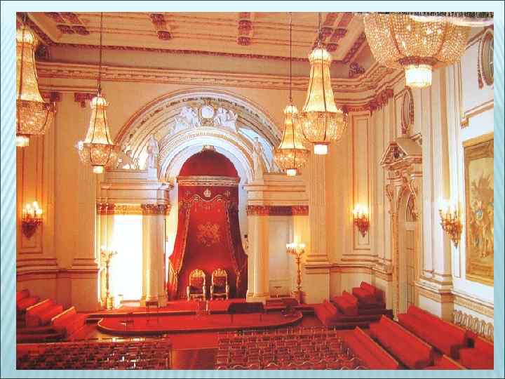 The state rooms are open to the public during the summer months of July