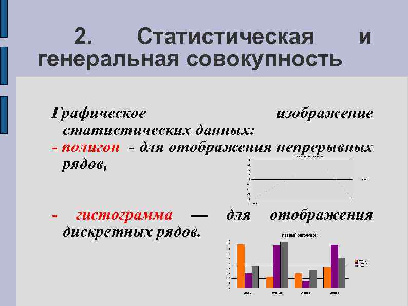 Графическое изображение статистических рядов