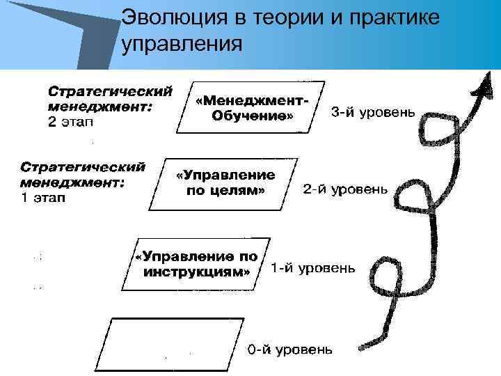 Эволюция в теории и практике управления 