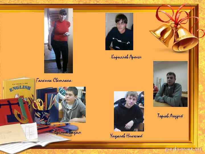 Кириллов Артем Галкина Светлана Торгов Андрей Еремин Вадим Ундалов Николай 