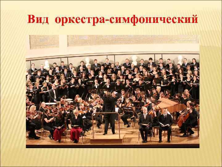 Вид оркестра-симфонический 
