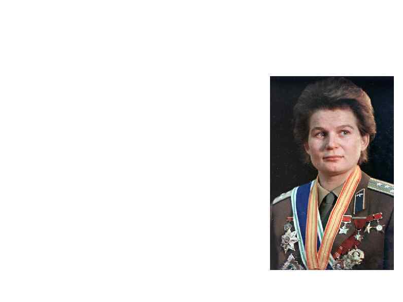 Первая женщина-космонавт 16 -18 июня 1963 — полёт женщины-космонавта Валентины Терешковой на корабле «Восток-6»