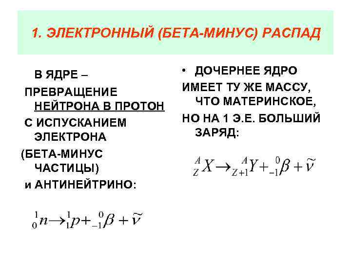 Схема бета плюс распада