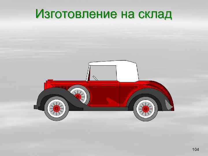 Изготовление на склад 104 