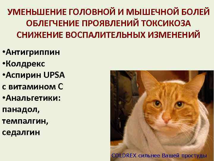 УМЕНЬШЕНИЕ ГОЛОВНОЙ И МЫШЕЧНОЙ БОЛЕЙ ОБЛЕГЧЕНИЕ ПРОЯВЛЕНИЙ ТОКСИКОЗА СНИЖЕНИЕ ВОСПАЛИТЕЛЬНЫХ ИЗМЕНЕНИЙ • Антигриппин •