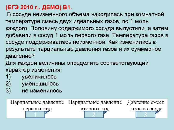 В сосуде неизменного объема находится идеальный