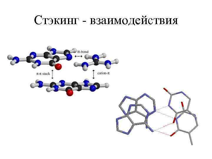 Стэкинг - взаимодействия 