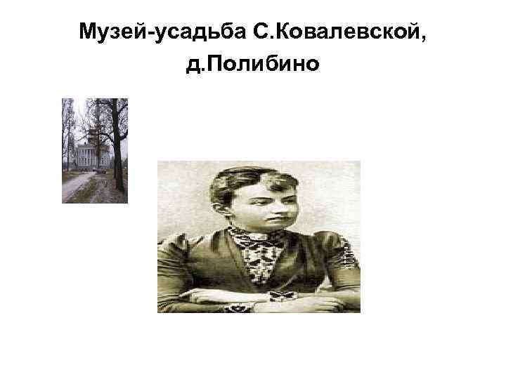 Музей-усадьба С. Ковалевской, д. Полибино 