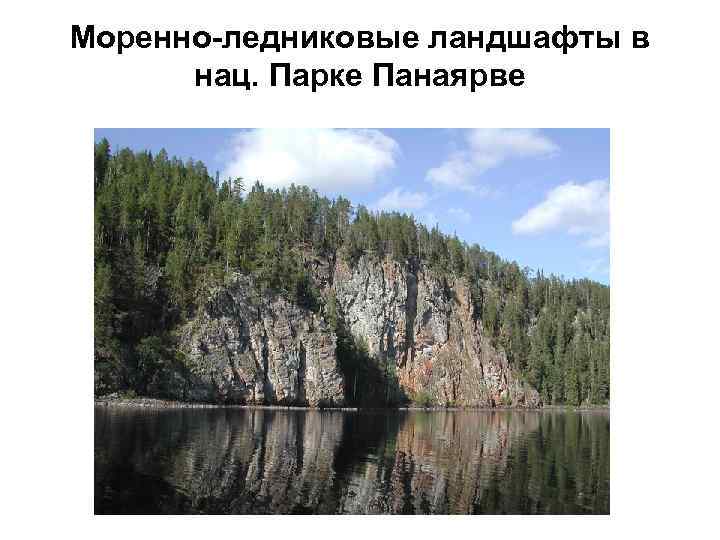 Моренно-ледниковые ландшафты в нац. Парке Панаярве 