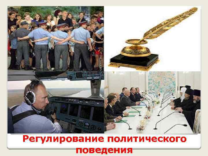 Регулирование политического поведения 