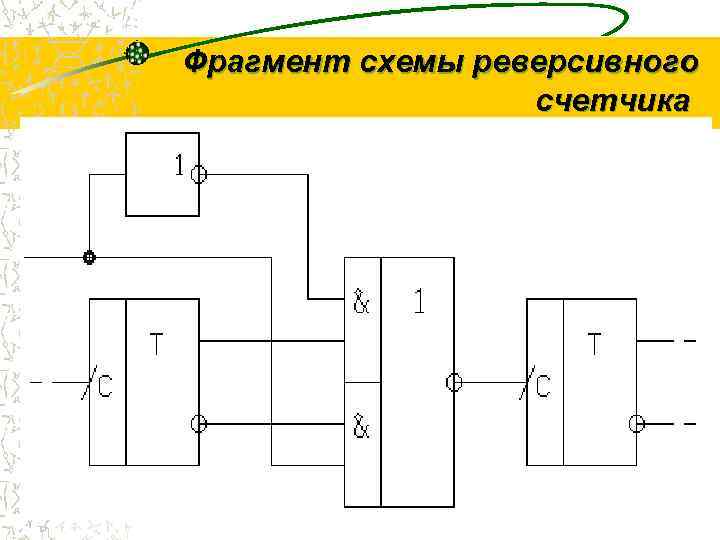 Схема реверсивного счетчика