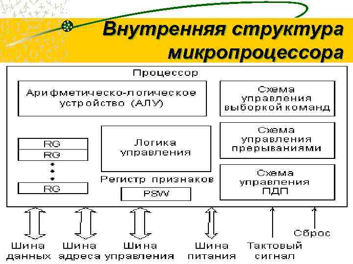 Внутренняя структура микропроцессора     54 