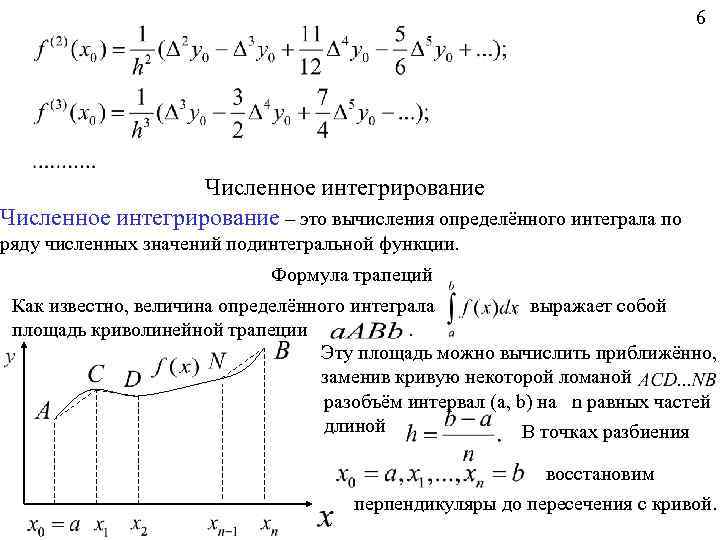 Численное интегрирование