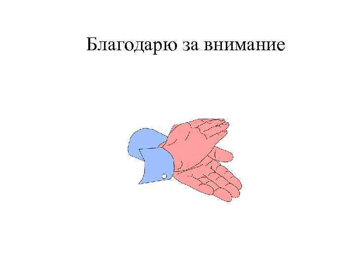 Благодарю за внимание 