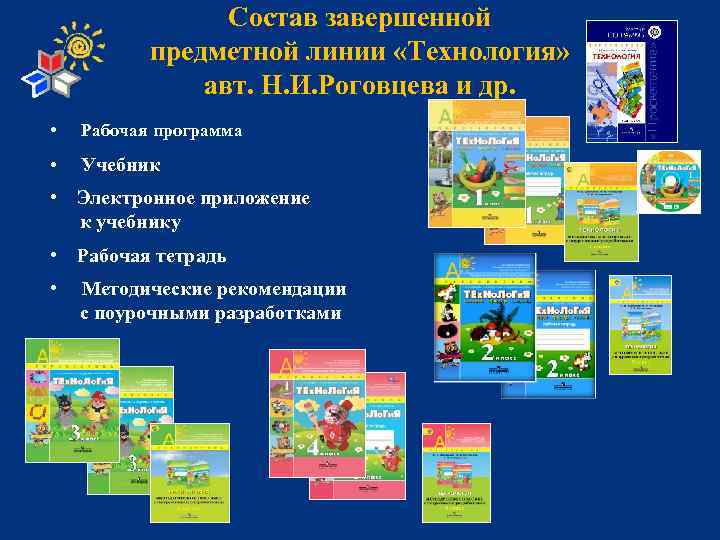Состав завершенной предметной линии «Технология» авт. Н. И. Роговцева и др. • Рабочая программа