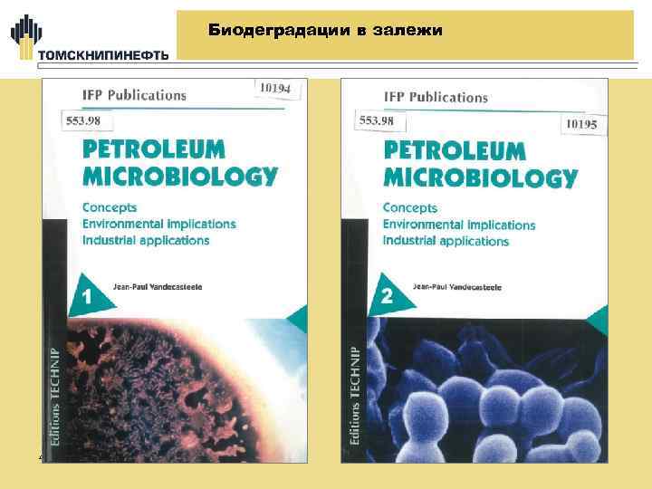 Биодеградации в залежи 43 