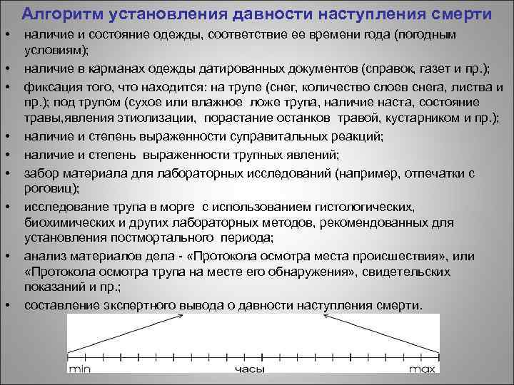 Судебно медицинская танатология презентация