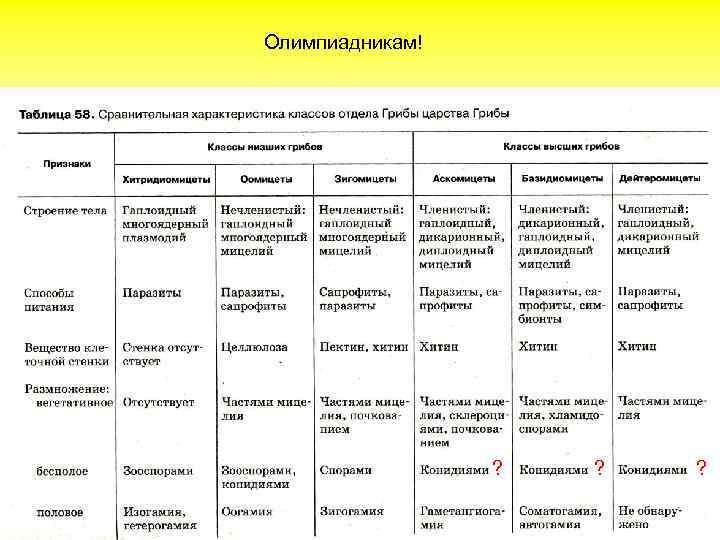 Олимпиадникам! ? ? ? 