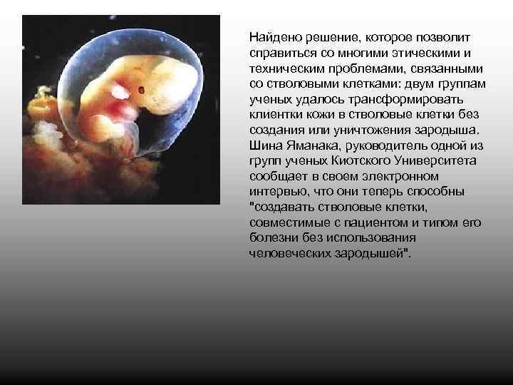 Найдено решение, которое позволит справиться со многими этическими и техническим проблемами, связанными со стволовыми