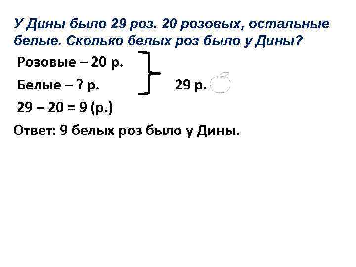 Образцы оформления задач 3 класс