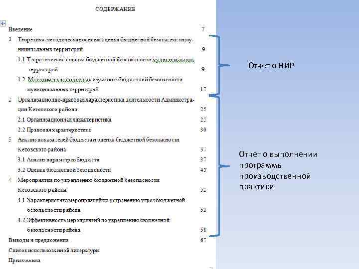 Отчет о НИР Отчет о выполнении программы производственной практики 