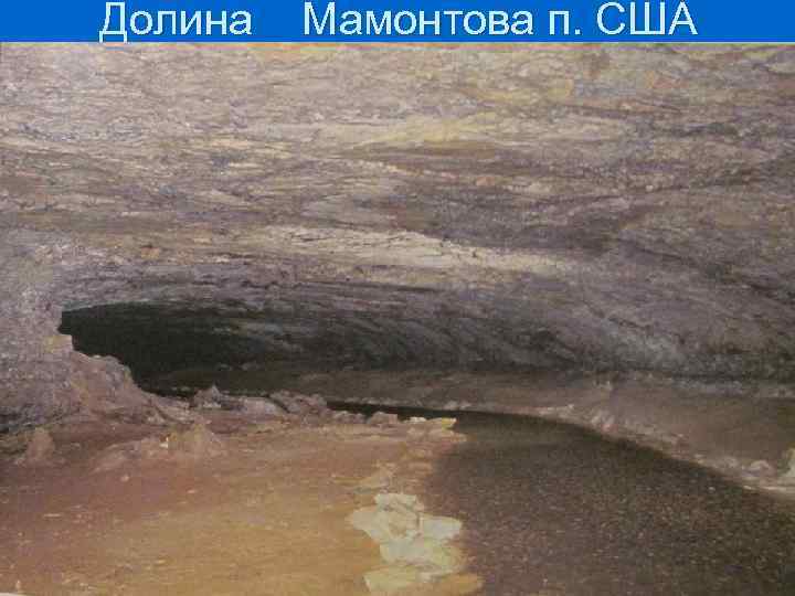 Долина Мамонтова п. США 