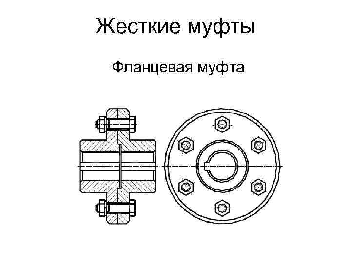 Жесткие муфты Фланцевая муфта 
