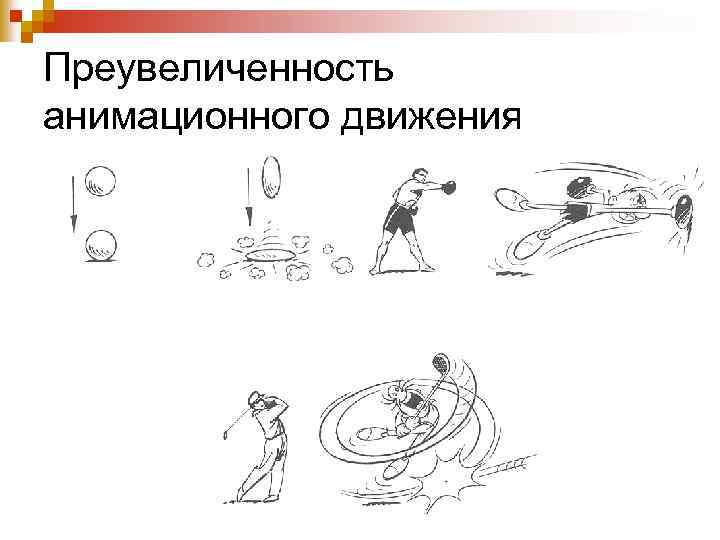 Преувеличенность анимационного движения 