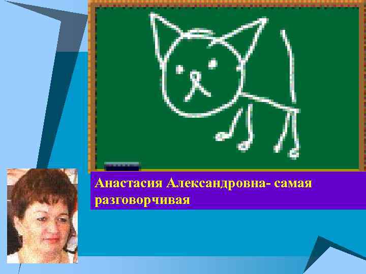 Анастасия Александровна- самая разговорчивая 