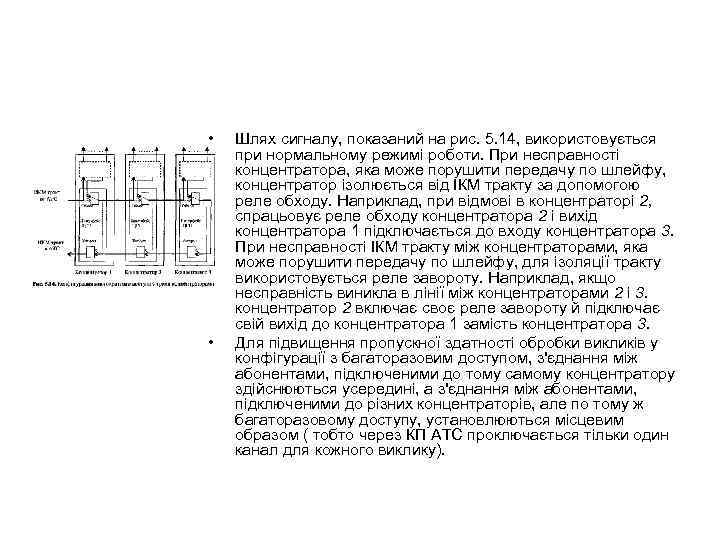  • • Шлях сигналу, показаний на рис. 5. 14, використовується при нормальному режимі