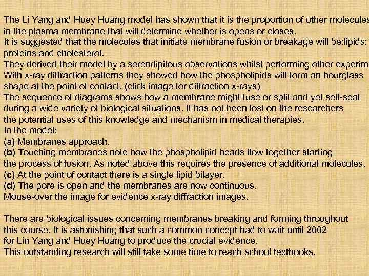  The Li Yang and Huey Huang model has shown that it is the