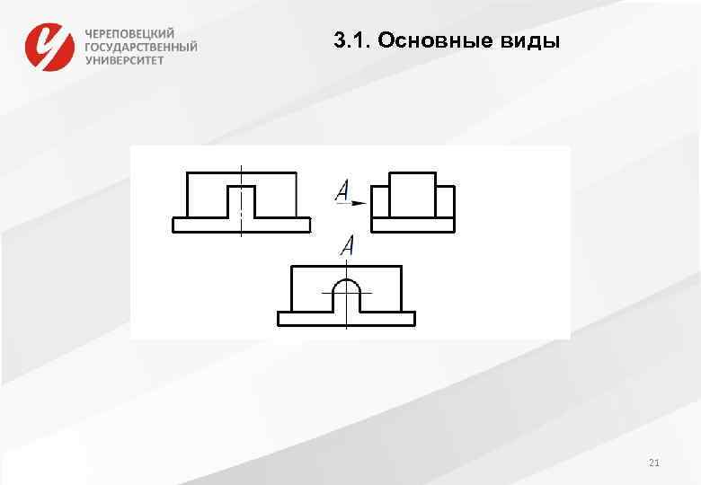 3. 1. Основные виды 21 