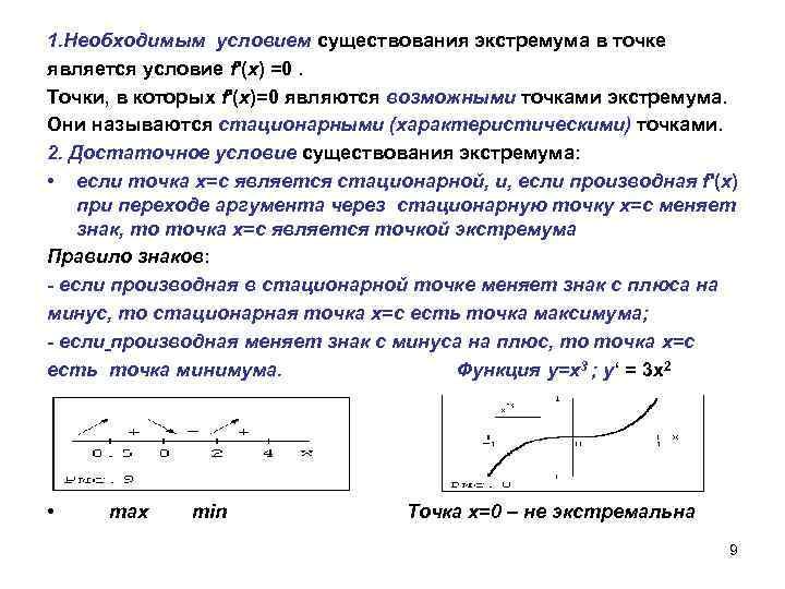 1 x x 2 экстремум функции